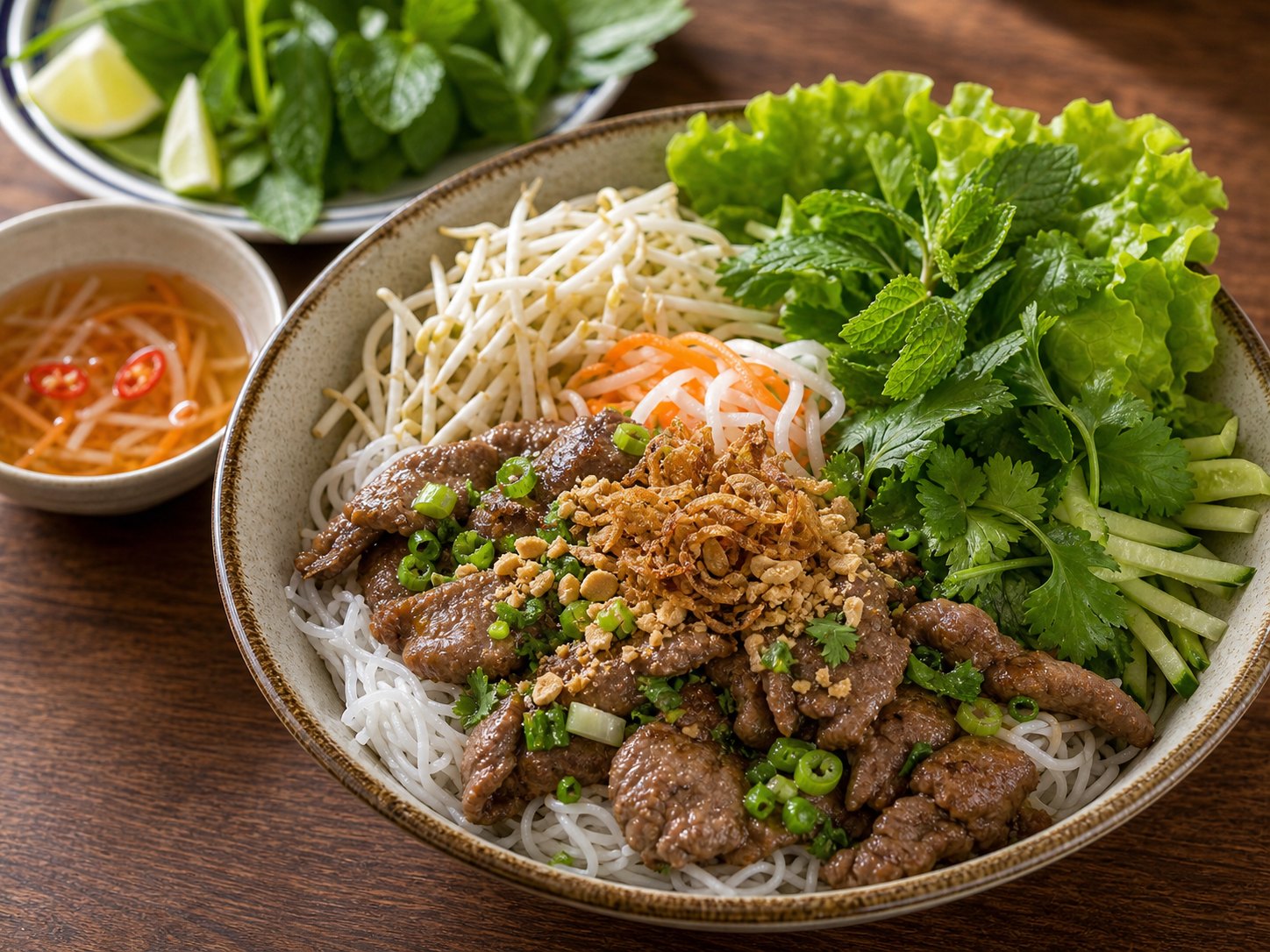 Vermicelli salad bowl