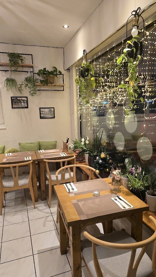 The warm, intimate dining room at Hanoi Quan